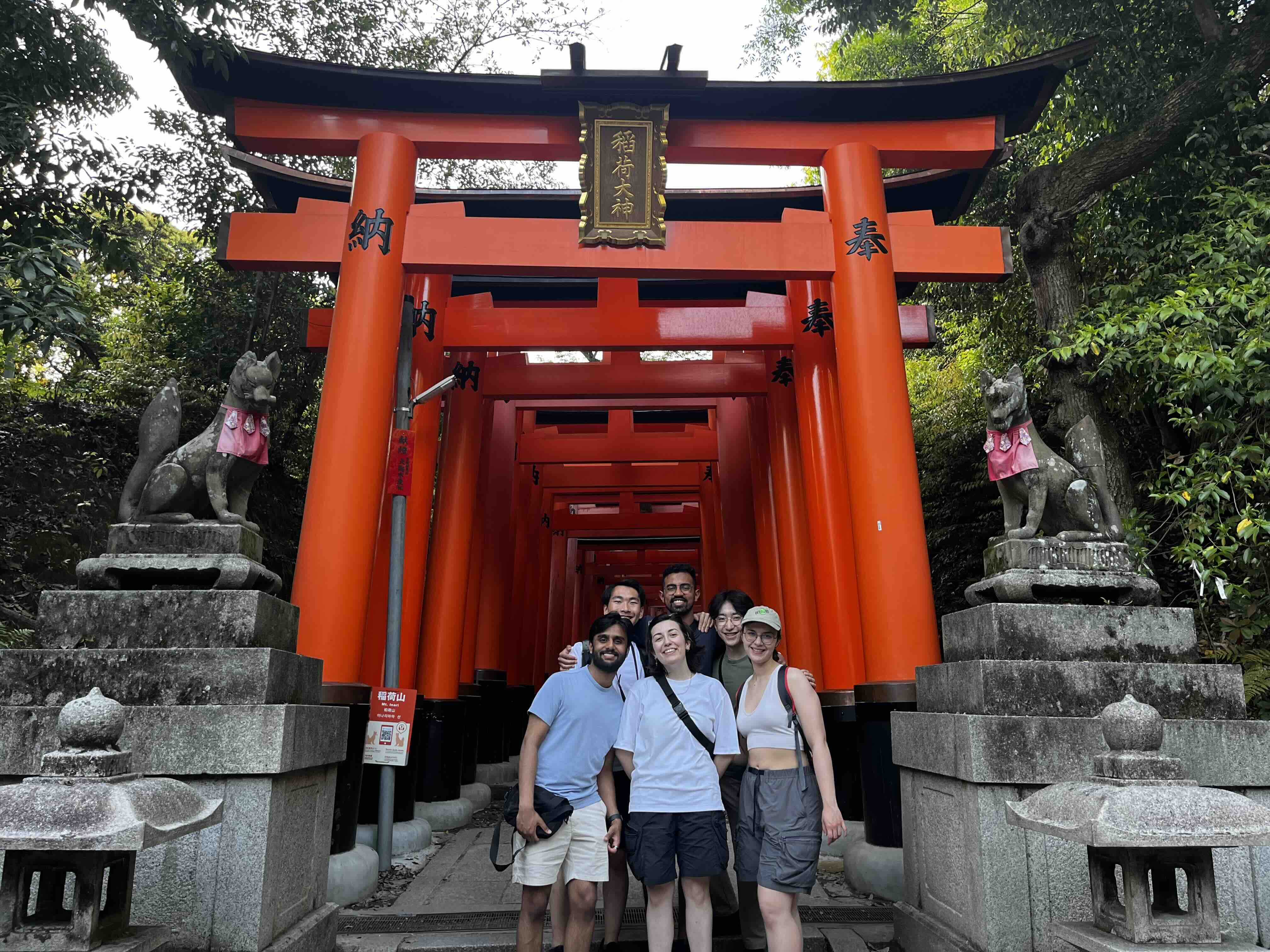 Our group at the shrine