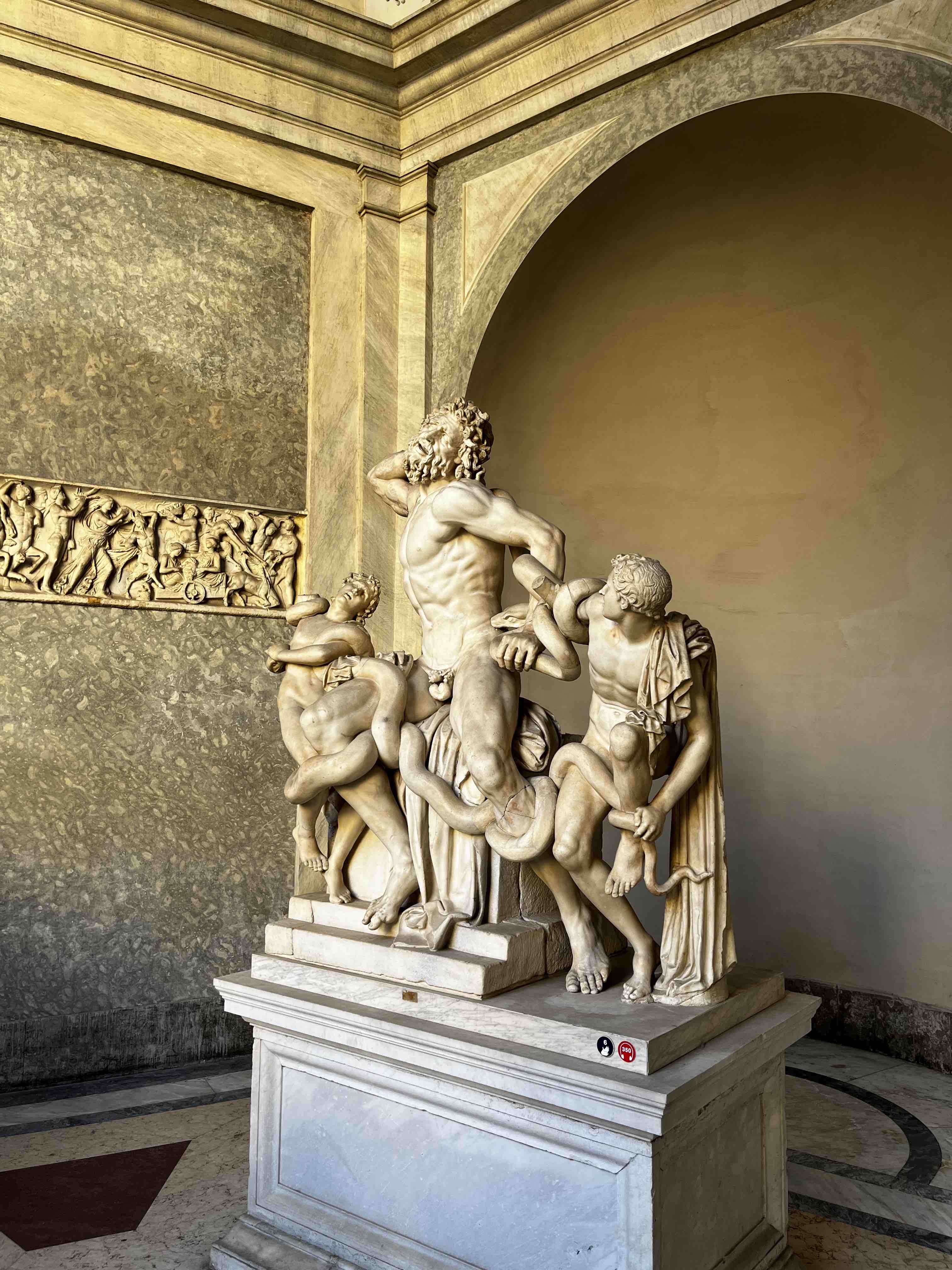 Laoccoan sculpture in Vatican Museums