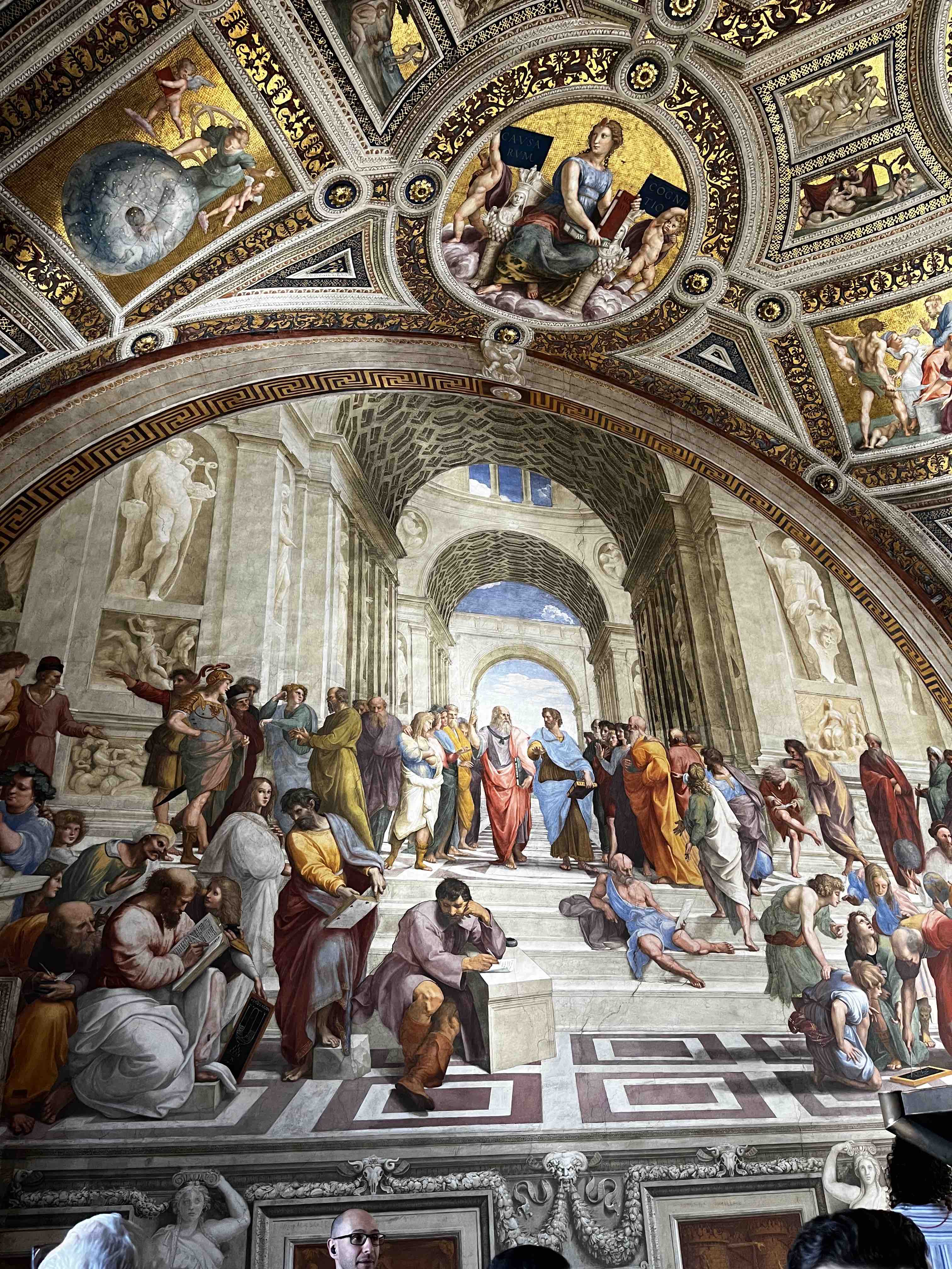 Famous School of Athens painting