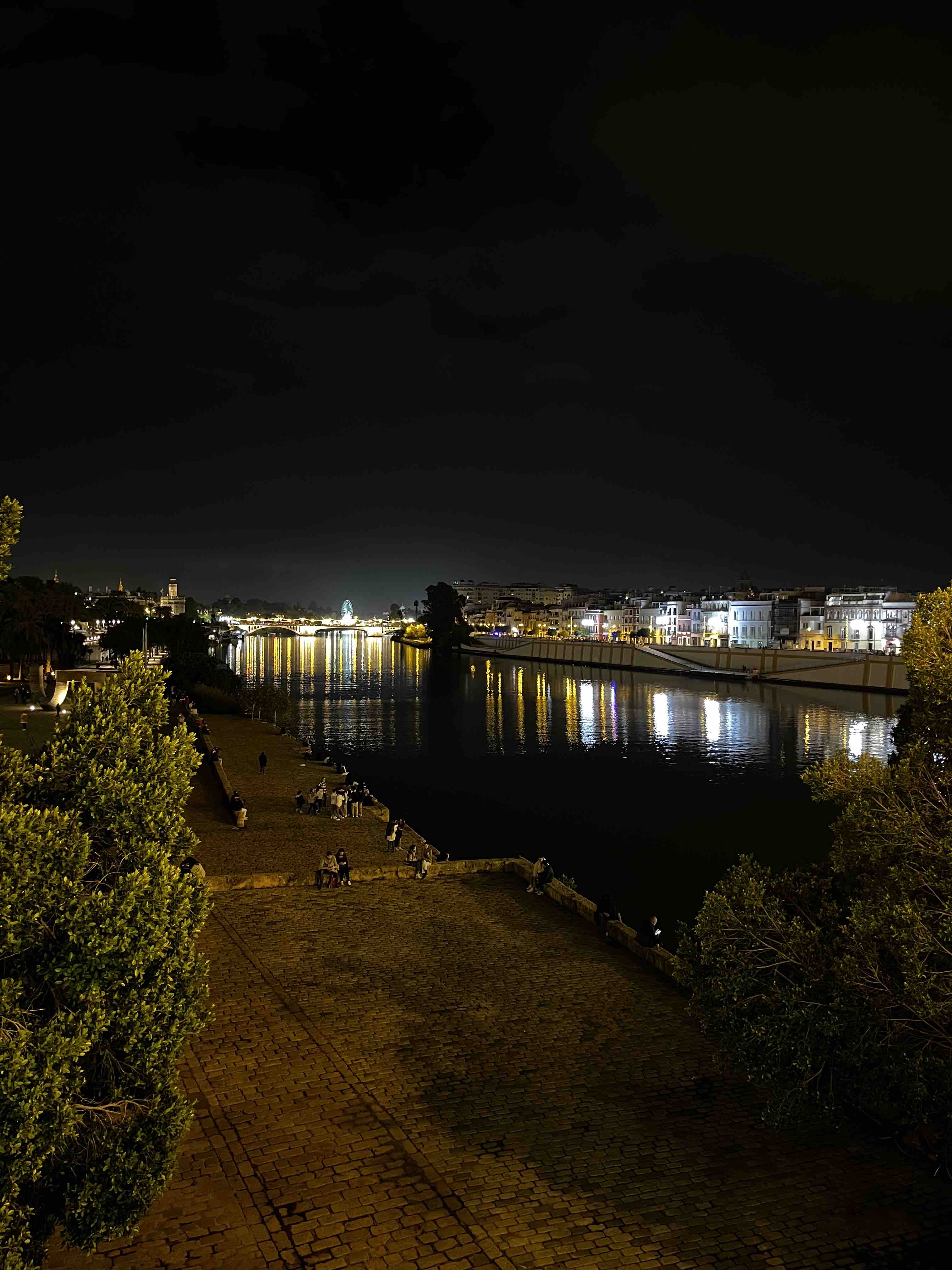 Triana at night