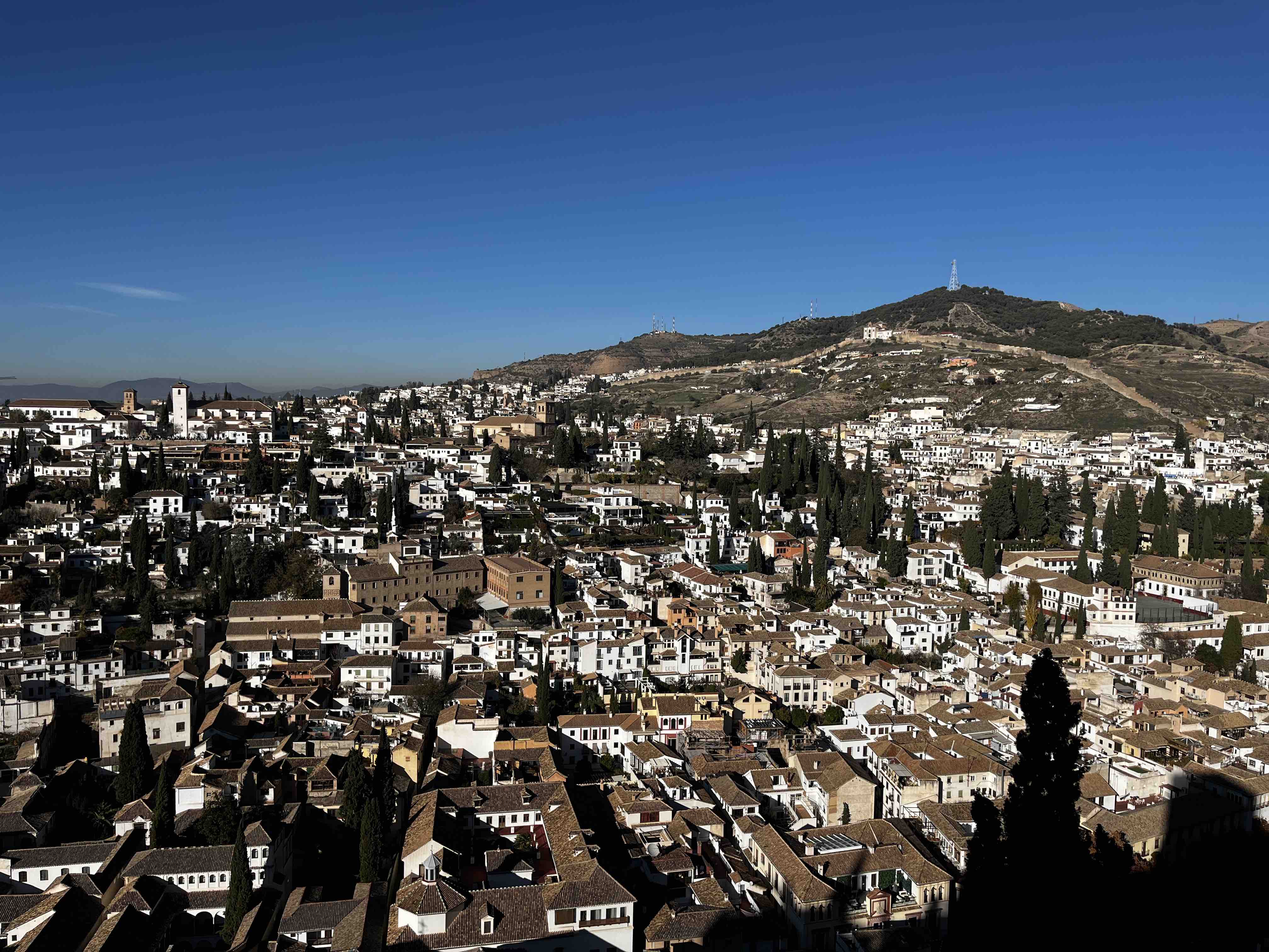 Albaicin view from the Alcazaba